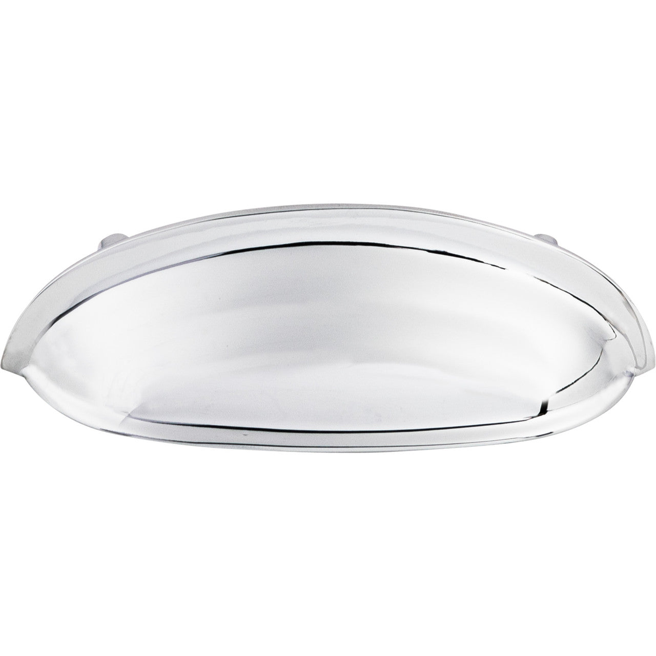 Top Knobs M359: 3" cc Somerset Cup Cabinet Pull - Polished Chrome