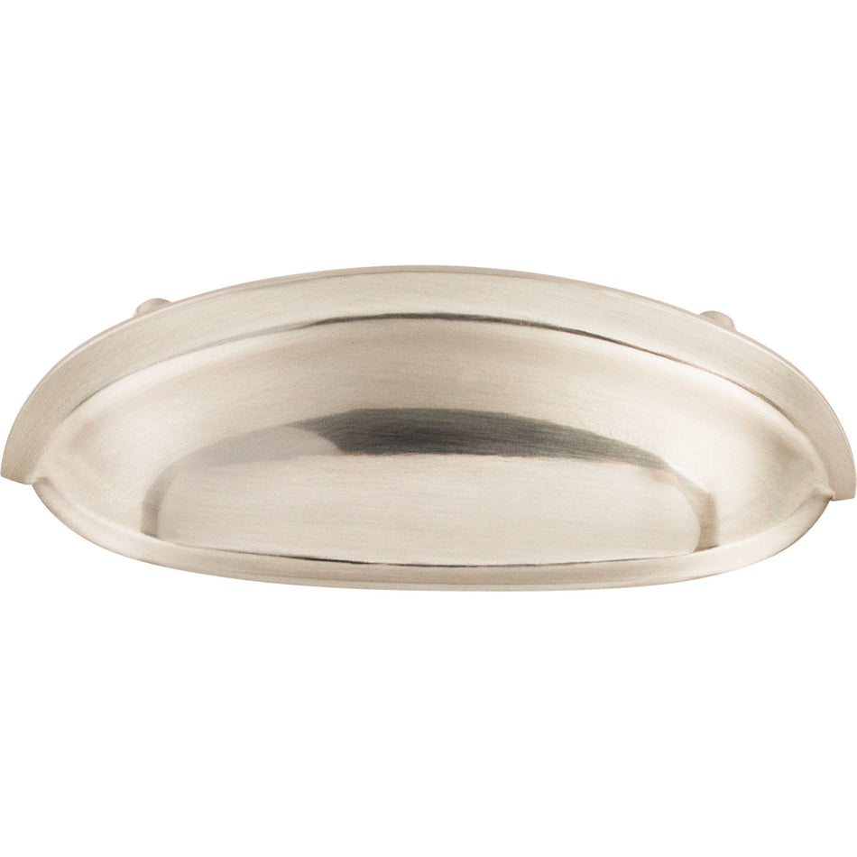 Top Knobs M360: 3" cc Somerset Cup Cabinet Pull - Brushed Satin Nickel