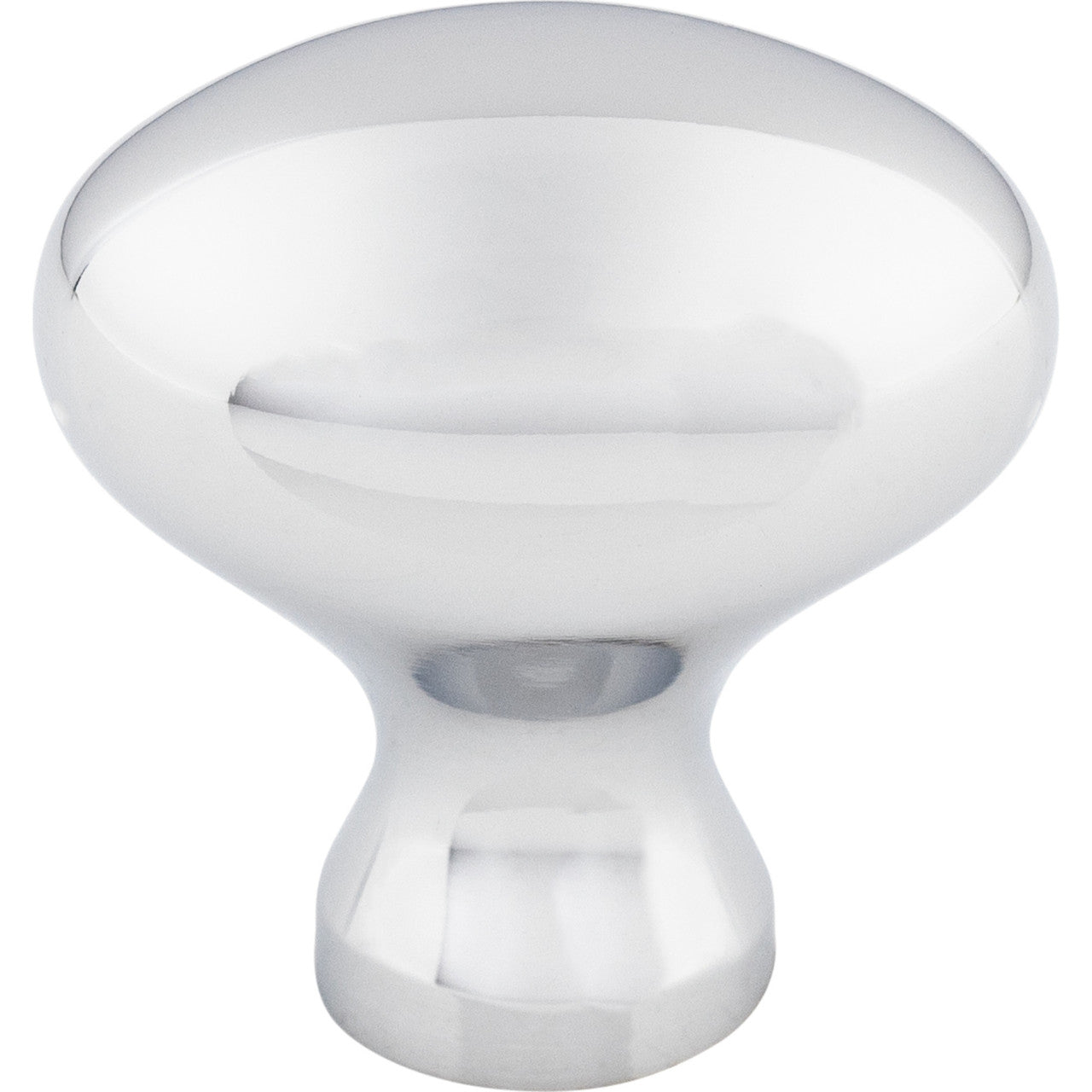 Top Knobs M369: 1-1/4" Somerset II Egg Cabinet Knob - Polished Chrome
