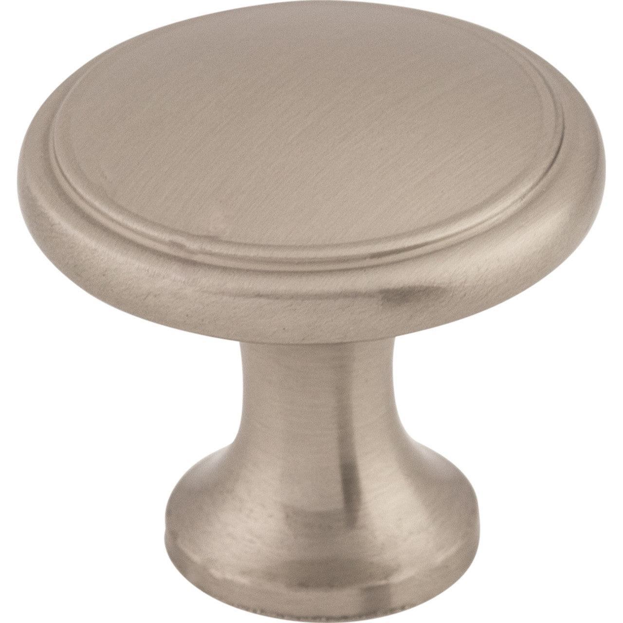 Top Knobs M376: 1-1/8" Nouveau Round Cabinet Knob - Brushed Satin Nickel