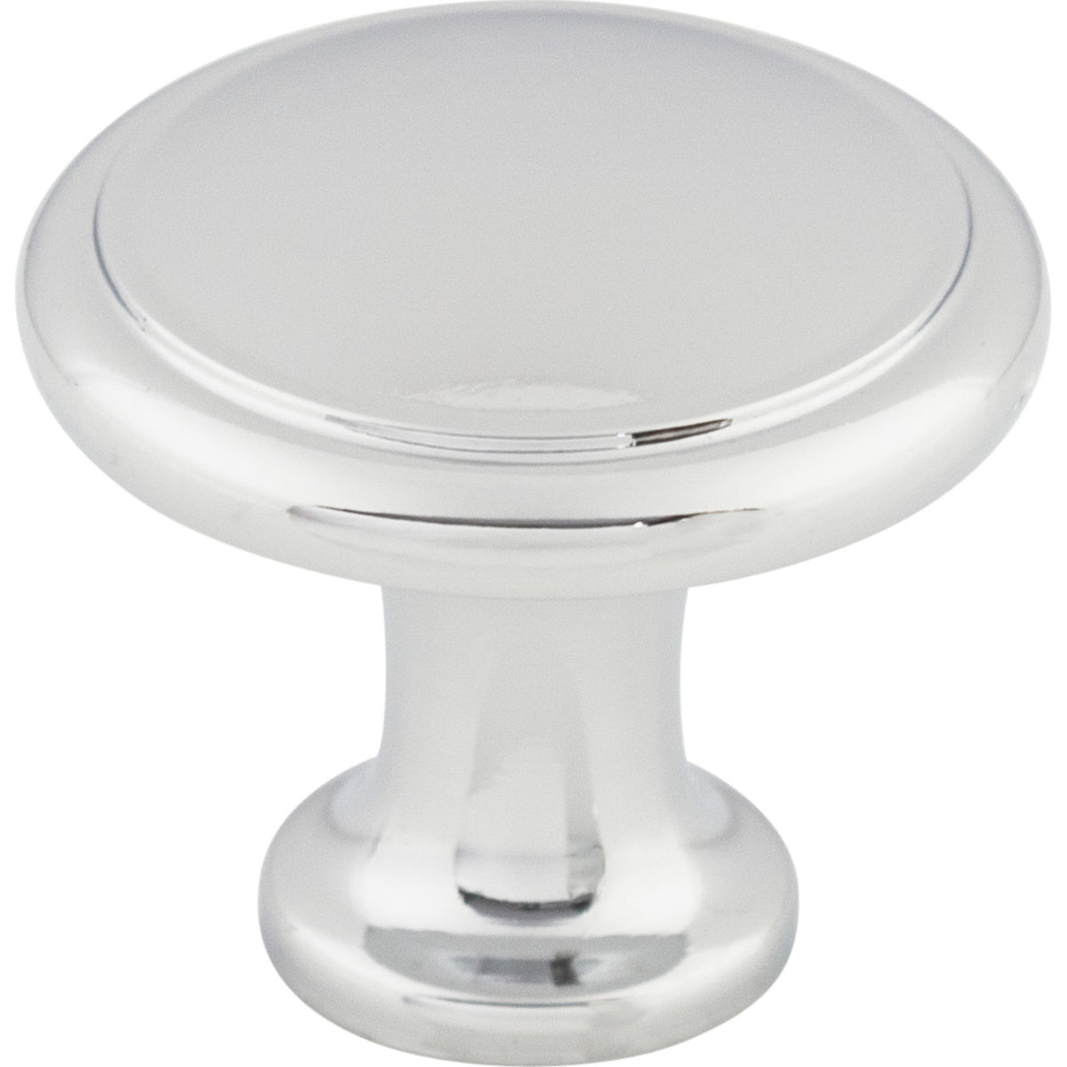 Top Knobs M377: 1-1/8" Nouveau Round Cabinet Knob - Polished Chrome