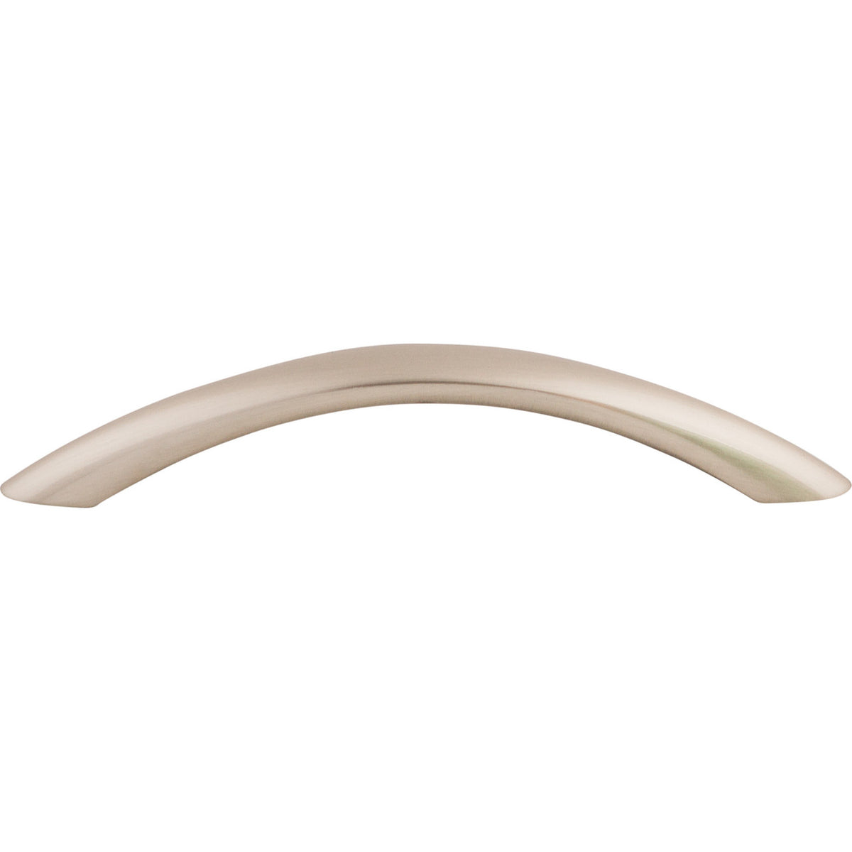 Top Knobs M381: 5-1/16" cc Nouveau Bow Cabinet Pull - Brushed Satin Nickel
