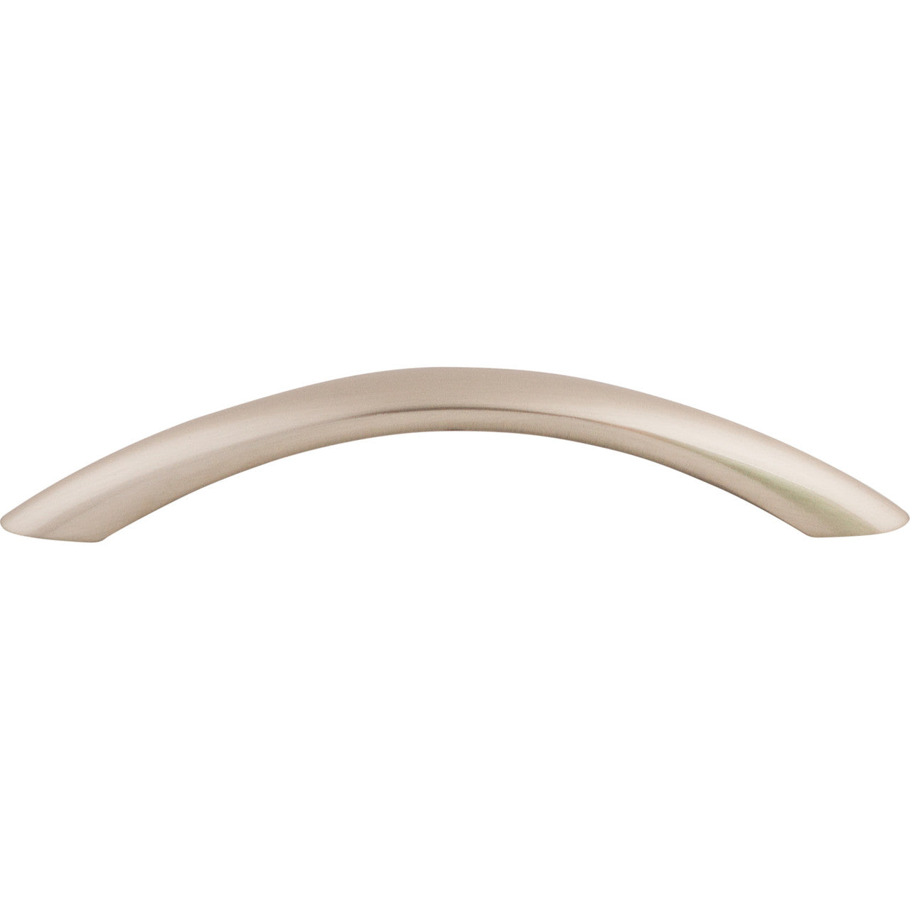 Top Knobs M381: 5-1/16" cc Nouveau Bow Cabinet Pull - Brushed Satin Nickel