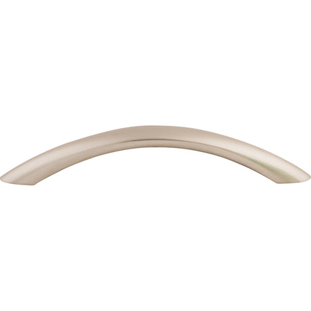 Top Knobs M381: 5-1/16" cc Nouveau Bow Cabinet Pull - Brushed Satin Nickel
