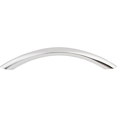 Top Knobs M382: 5-1/16" cc Nouveau Bow Cabinet Pull - Polished Chrome