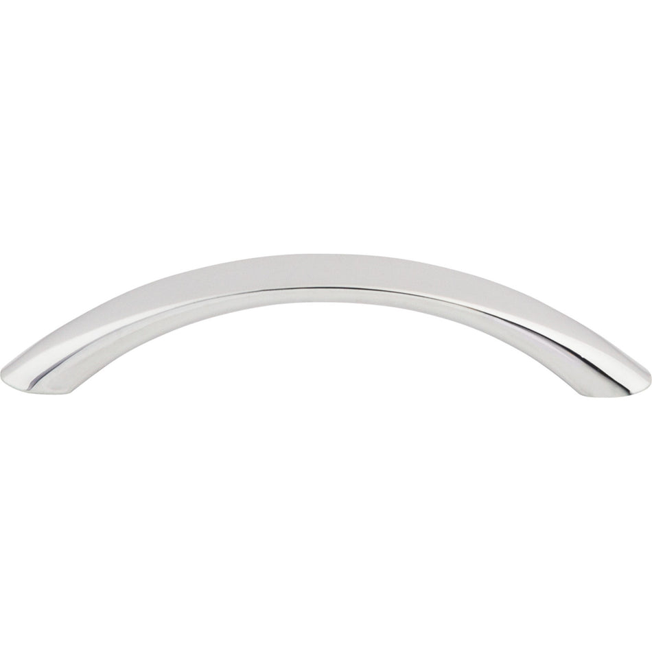 Top Knobs M385: 3-3/4" cc Nouveau Bow Cabinet Pull - Polished Chrome