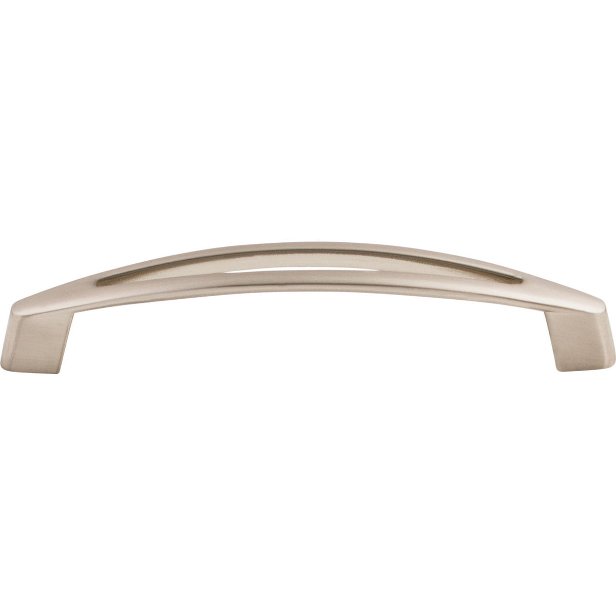 Top Knobs M389: 5-1/16" cc Verona D-Handle Cabinet Pull - Brushed Satin Nickel