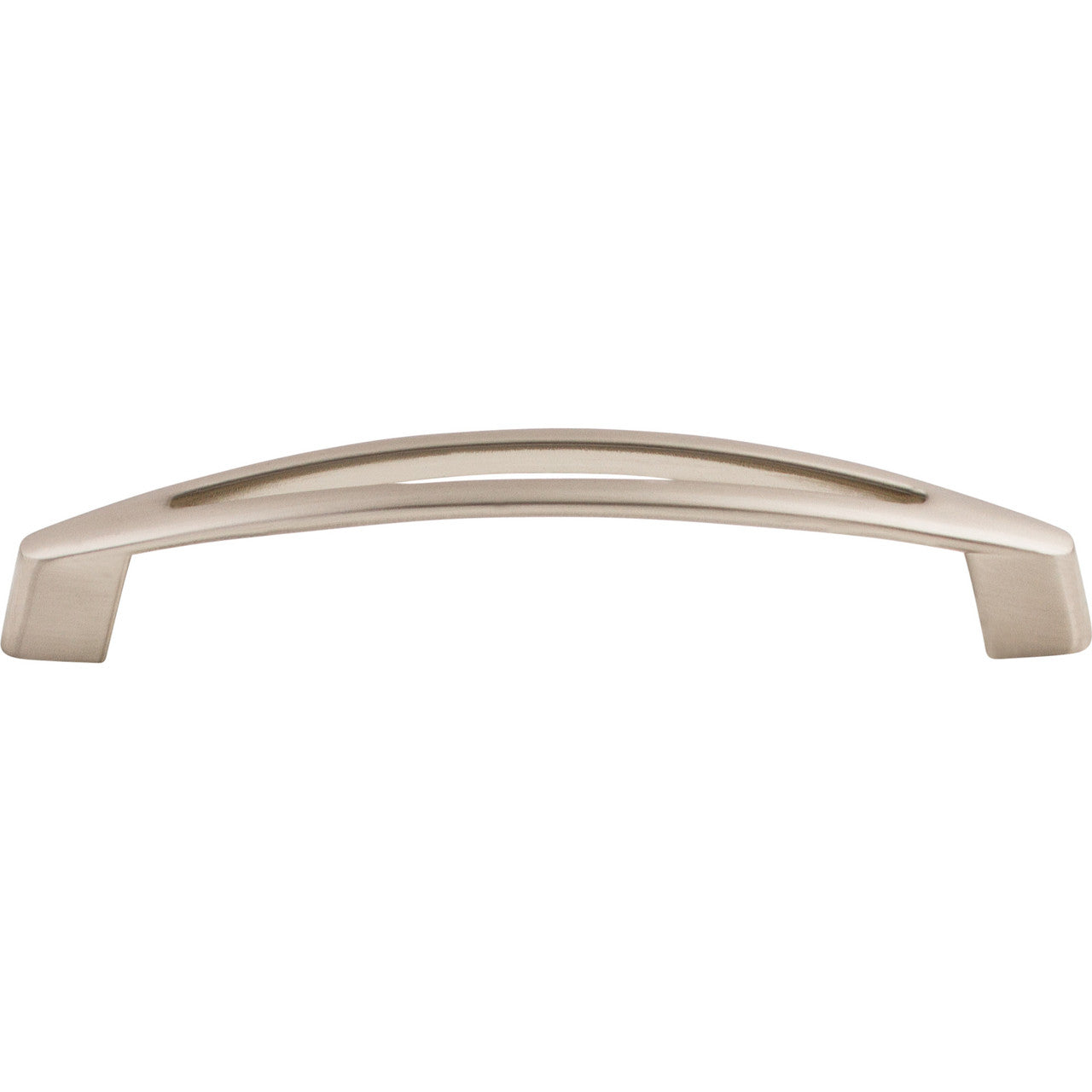 Top Knobs M389: 5-1/16" cc Verona D-Handle Cabinet Pull - Brushed Satin Nickel