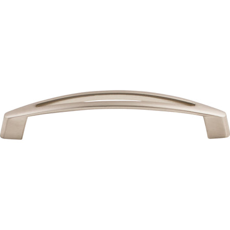 Top Knobs M389: 5-1/16" cc Verona D-Handle Cabinet Pull - Brushed Satin Nickel