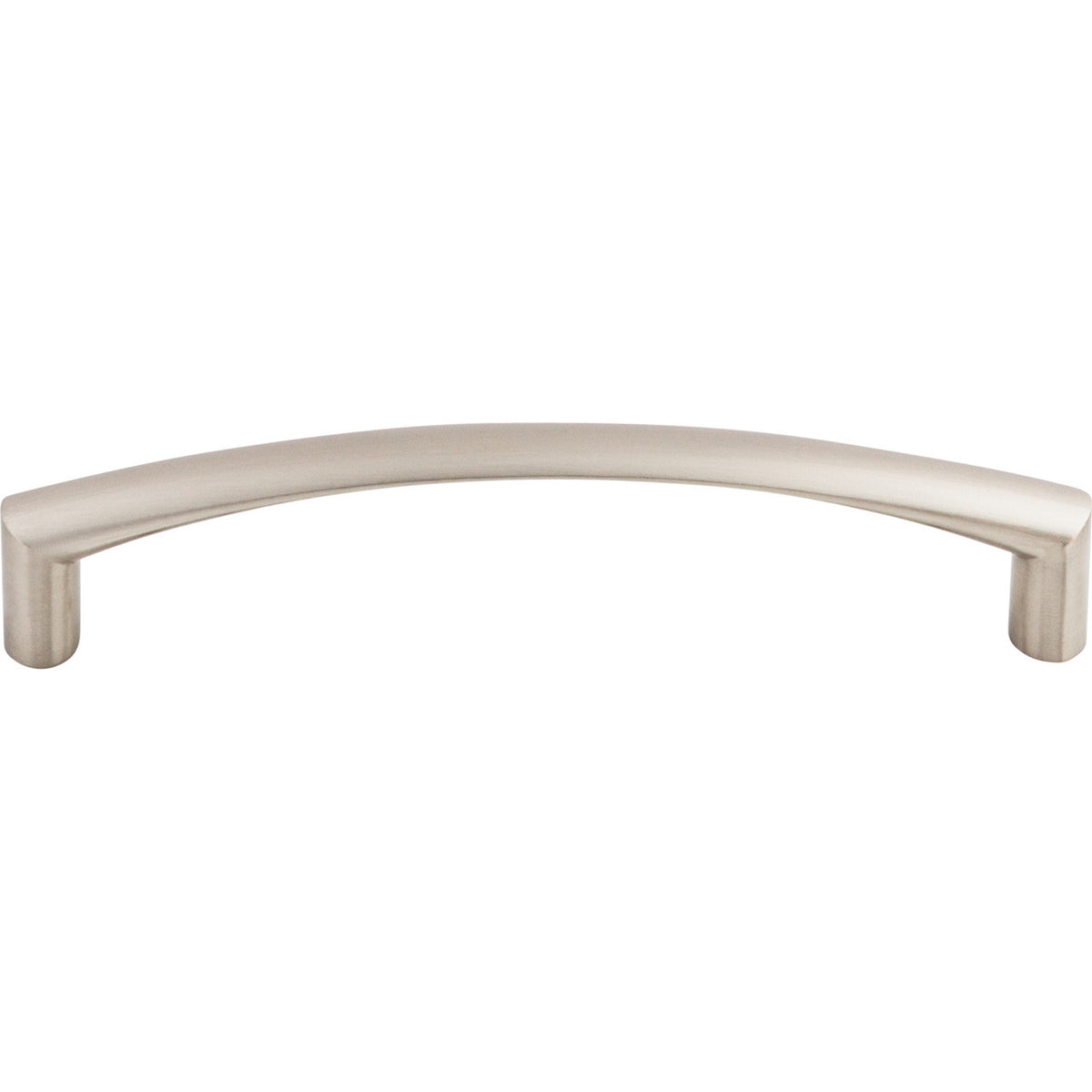 Top Knobs M391: 5-1/16" cc Griggs Curved Bar Cabinet Pull - Brushed Satin Nickel