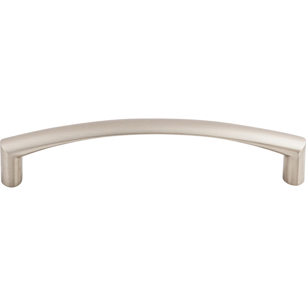 Top Knobs M391: 5-1/16" cc Griggs Curved Bar Cabinet Pull - Brushed Satin Nickel