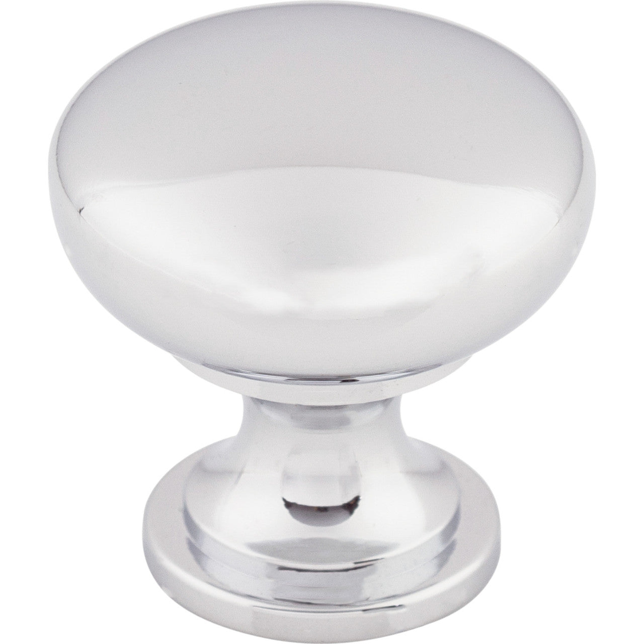 Top Knobs M411: 1-3/16" Nouveau Round Cabinet Knob - Polished Chrome