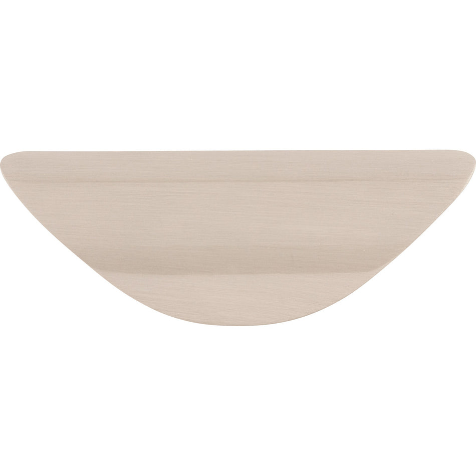 Top Knobs M412: 1-1/4" cc Nouveau Cup Cabinet Pull - Brushed Satin Nickel