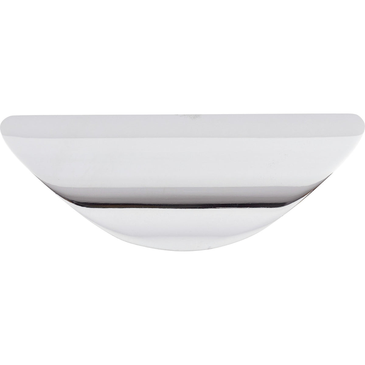 Top Knobs M413: 1-1/4" cc Nouveau Cup Cabinet Pull - Polished Chrome