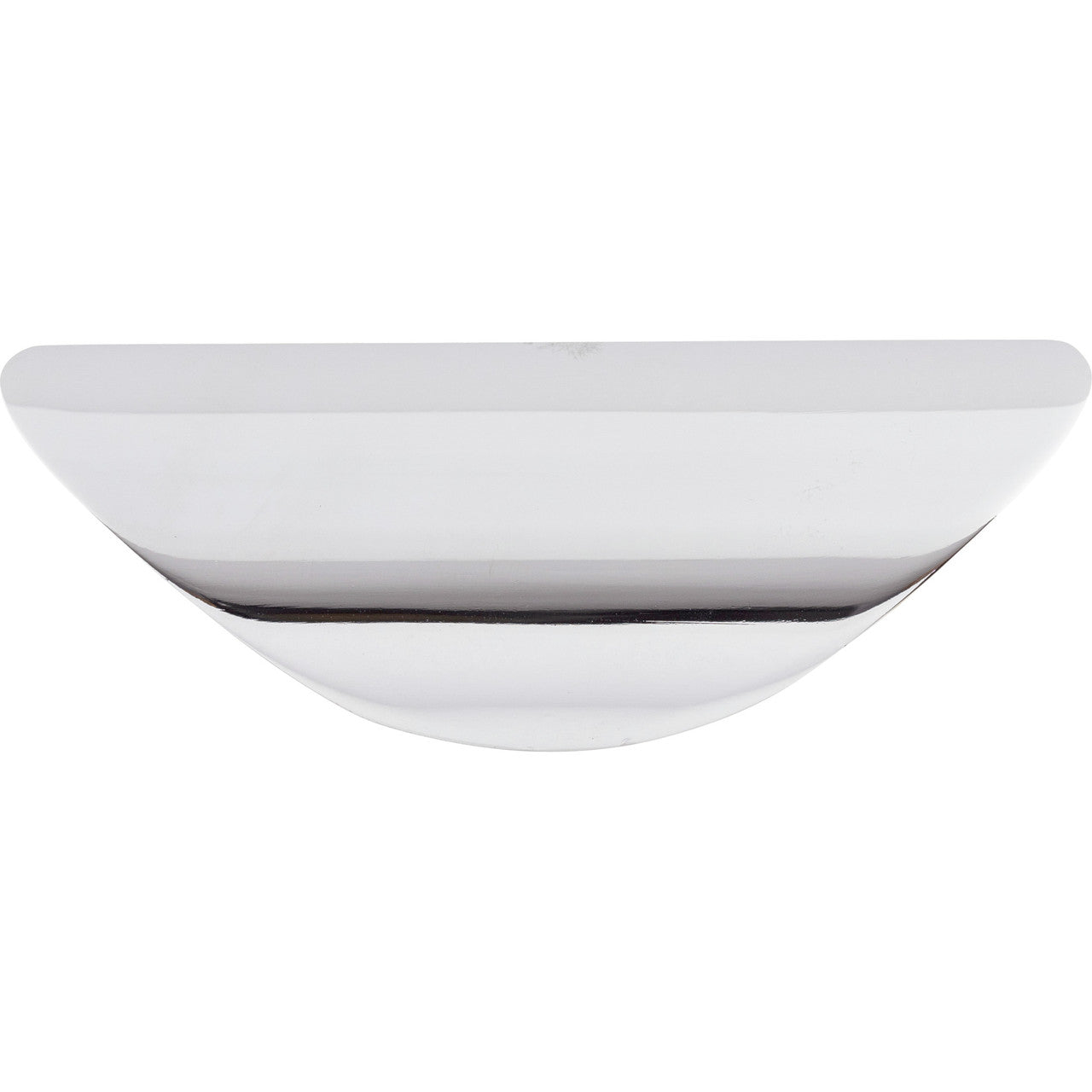Top Knobs M413: 1-1/4" cc Nouveau Cup Cabinet Pull - Polished Chrome