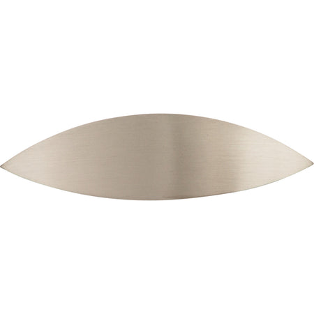 Top Knobs M414: 2-1/2" cc Eyebrow Cup Cabinet Pull - Brushed Satin Nickel