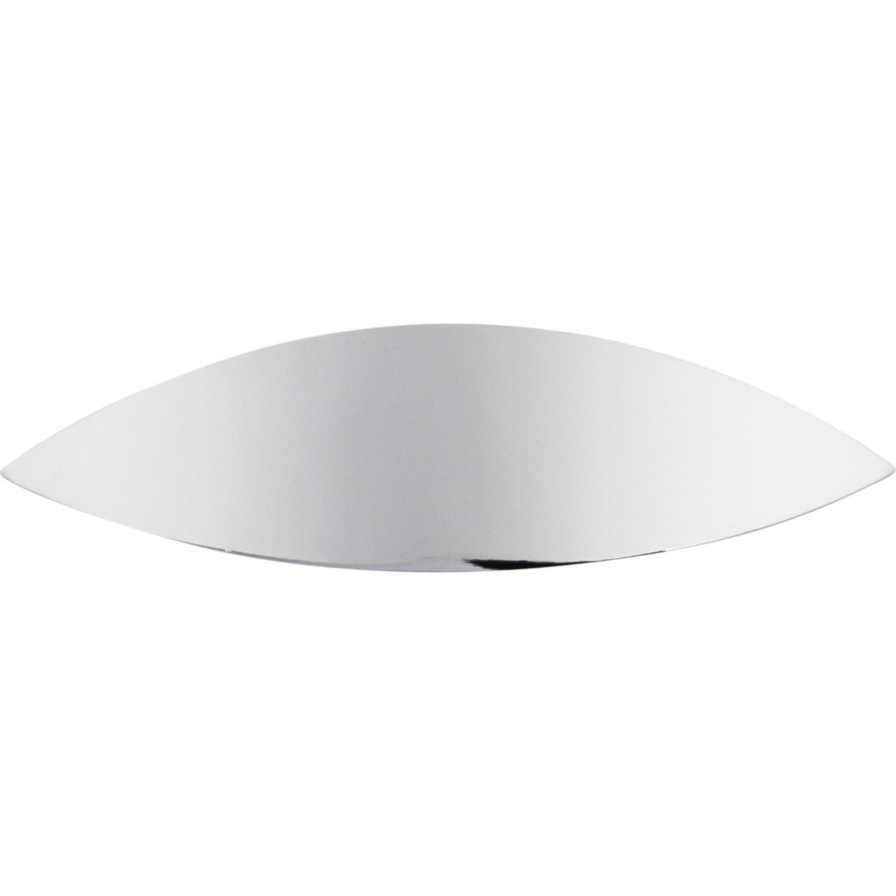 Top Knobs M415: 2-1/2" cc Eyebrow Cup Cabinet Pull - Polished Chrome