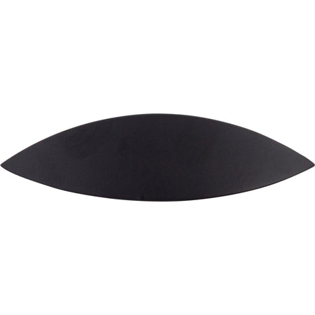 Top Knobs M416: 2-1/2" cc Eyebrow Cup Cabinet Pull - Flat Black