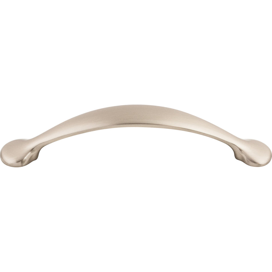 Top Knobs M419: 5-1/16" cc Honeyman Arch Cabinet Pull - Brushed Satin Nickel