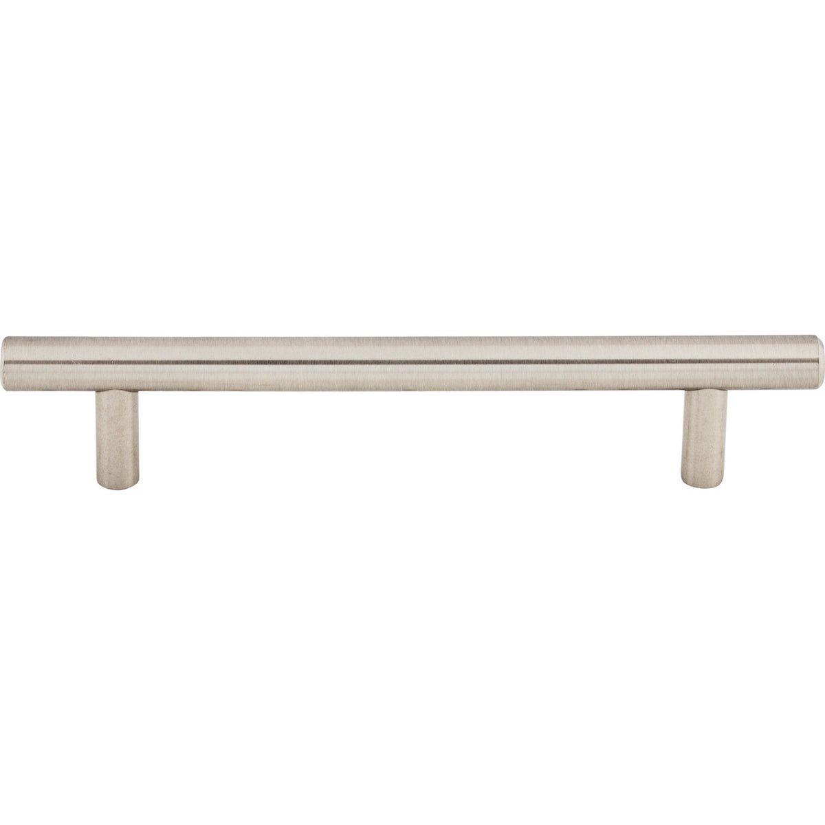 Top Knobs M430: 5-1/16" cc Hopewell Round Bar Cabinet Pull - Brushed Satin Nickel