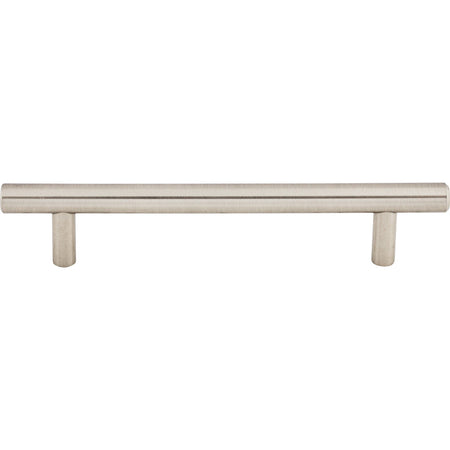Top Knobs M430: 5-1/16" cc Hopewell Round Bar Cabinet Pull - Brushed Satin Nickel