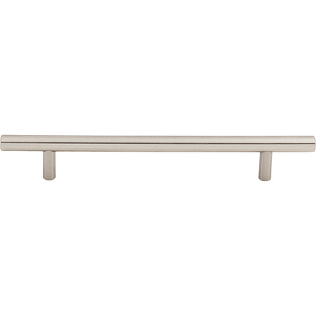 Top Knobs M431: 6-5/16" cc Hopewell Round Bar Cabinet Pull - Brushed Satin Nickel