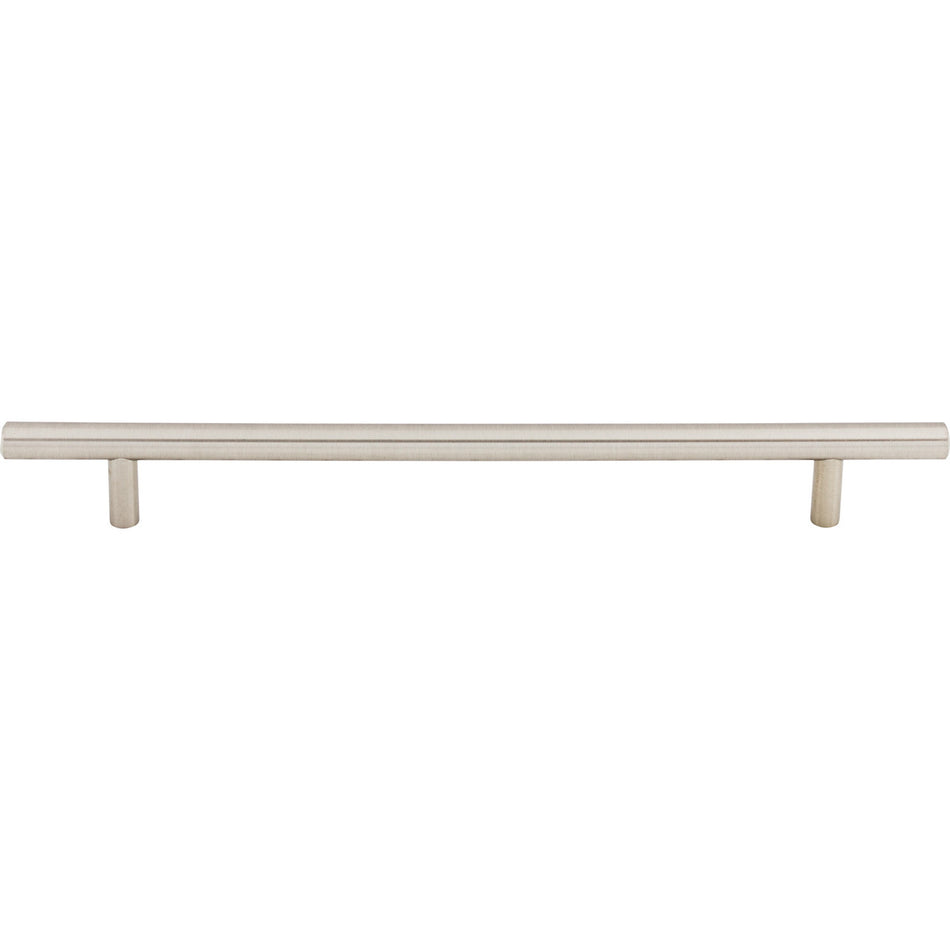 Top Knobs M432: 8-13/16" cc Hopewell Round Bar Cabinet Pull - Brushed Satin Nickel