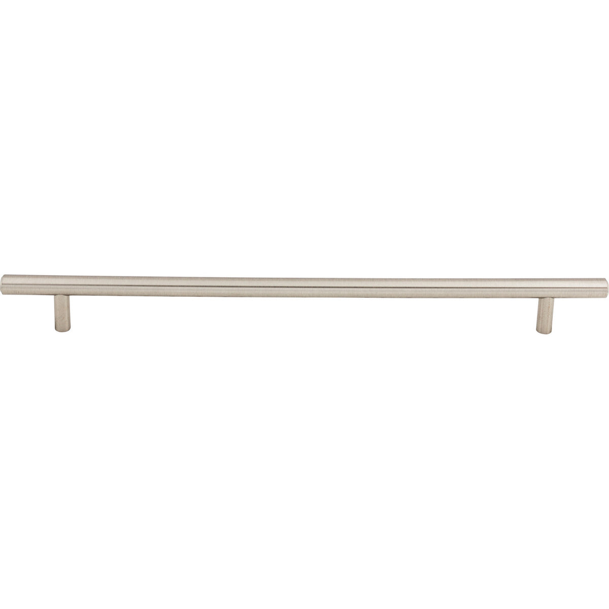 Top Knobs M433: 11-11/32" cc Hopewell Round Bar Cabinet Pull - Brushed Satin Nickel