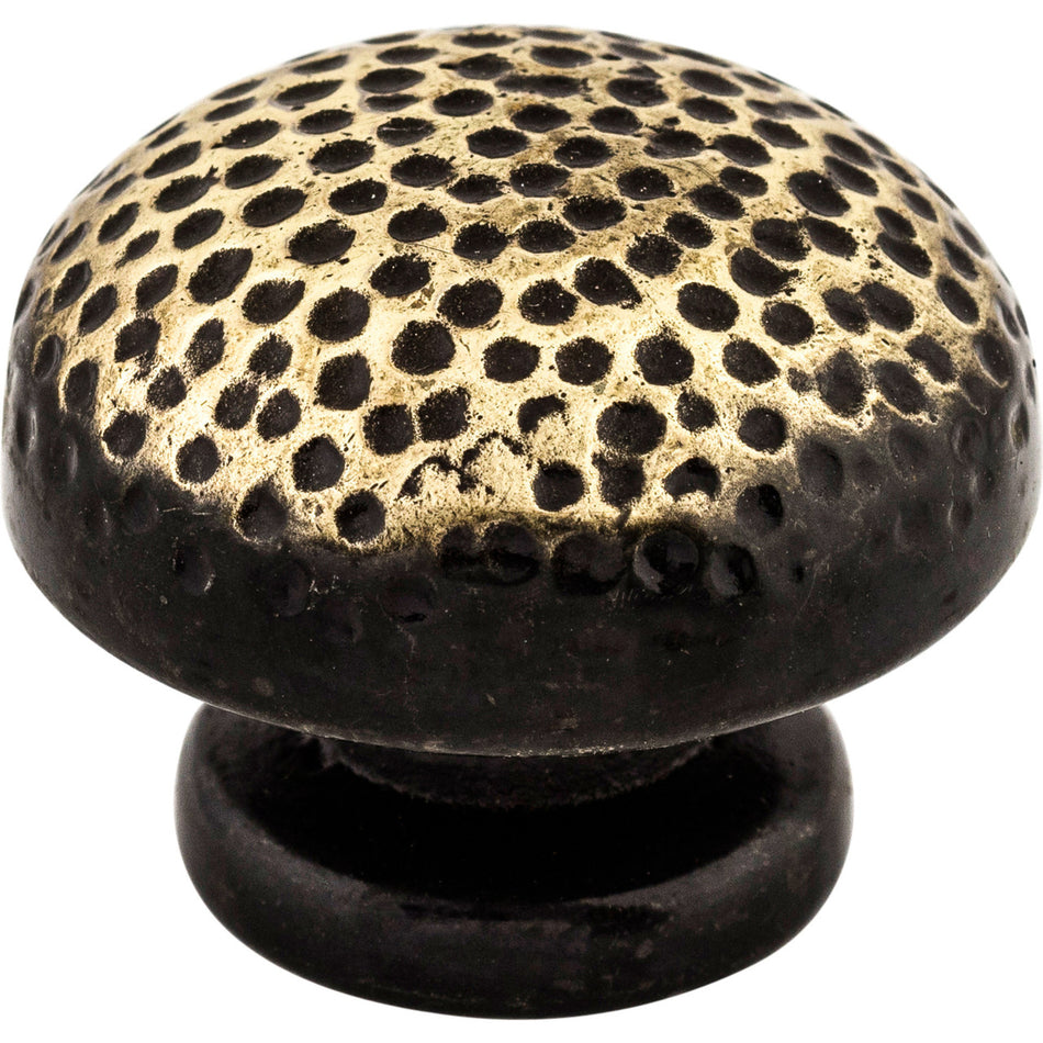 Top Knobs M43: 1-1/2" Warwick Round Cabinet Knob - Dark Antique Brass