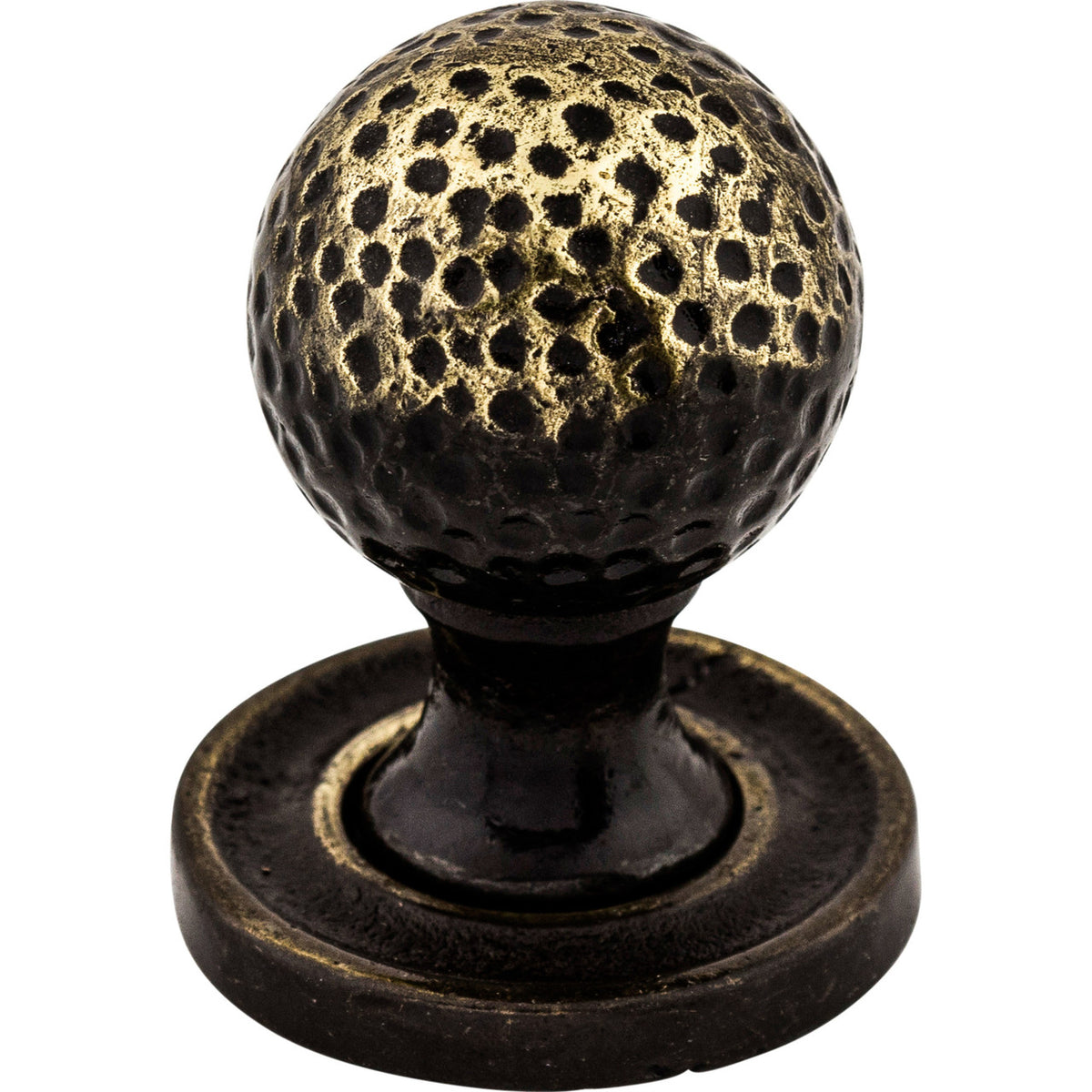 Top Knobs M44: 1-1/4" Paris Sphere Cabinet Knob - Dark Antique Brass