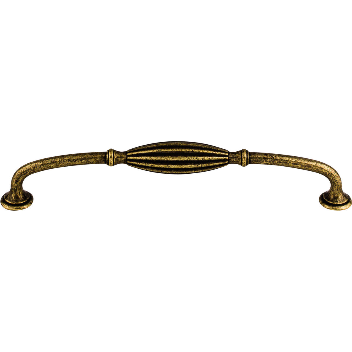 Top Knobs M468: 8-13/16" cc Tuscany D-Handle Cabinet Pull - German Bronze