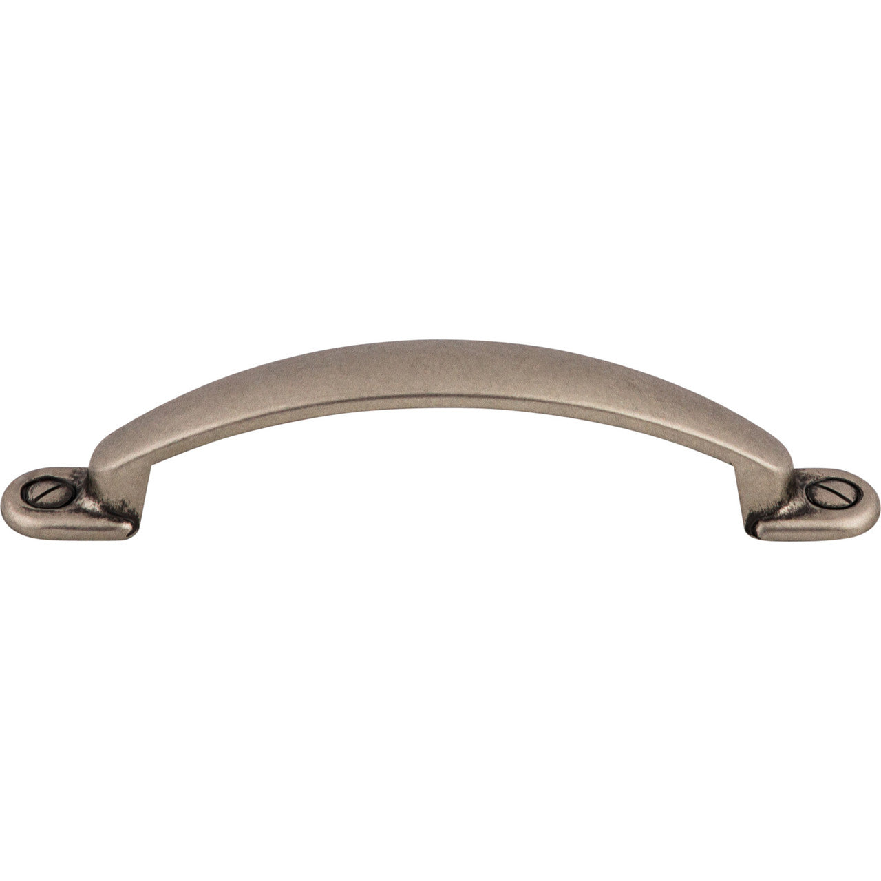 Top Knobs M475: 3-3/4" cc Arendal Arch Cabinet Pull - Pewter Antique
