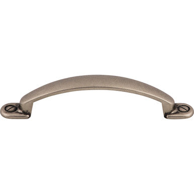 Top Knobs M475: 3-3/4" cc Arendal Arch Cabinet Pull - Pewter Antique