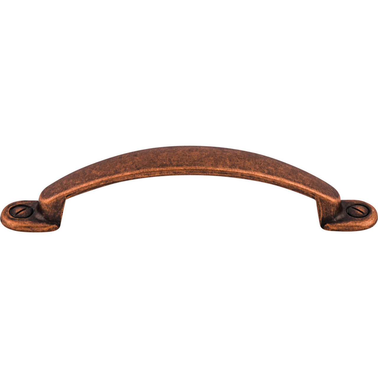 Top Knobs M477: 3-3/4" cc Arendal Arch Cabinet Pull - Antique Copper