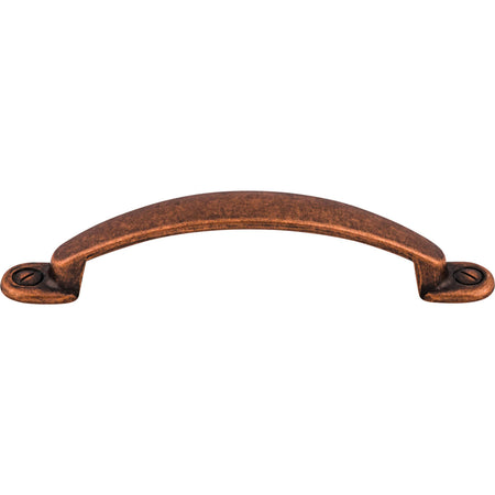Top Knobs M477: 3-3/4" cc Arendal Arch Cabinet Pull - Antique Copper
