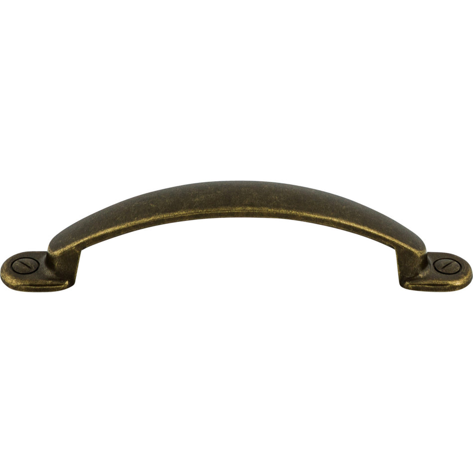 Top Knobs M478: 3-3/4" cc Arendal Arch Cabinet Pull - German Bronze