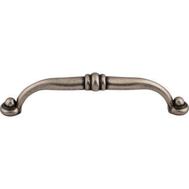 Top Knobs M479: 5-1/16" cc Voss D-Handle Cabinet Pull - Pewter Antique