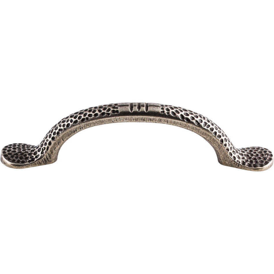 Top Knobs M47: 3-3/4" cc Warwick Vertical Latch Cabinet Pull - Cast Iron