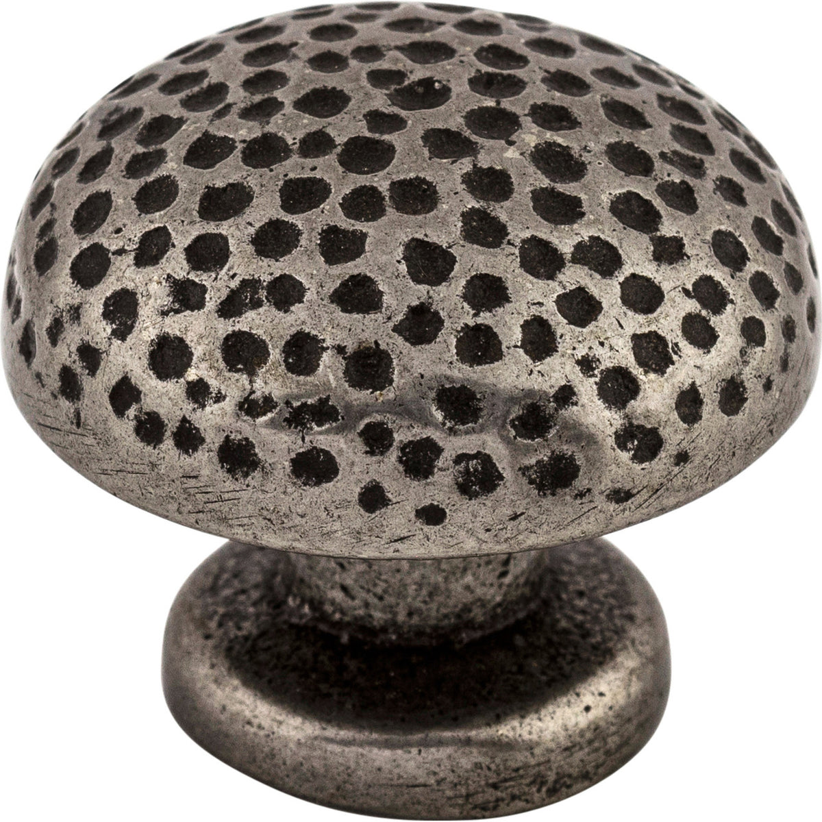 Top Knobs M48: 1-1/4" Warwick Round Cabinet Knob - Cast Iron