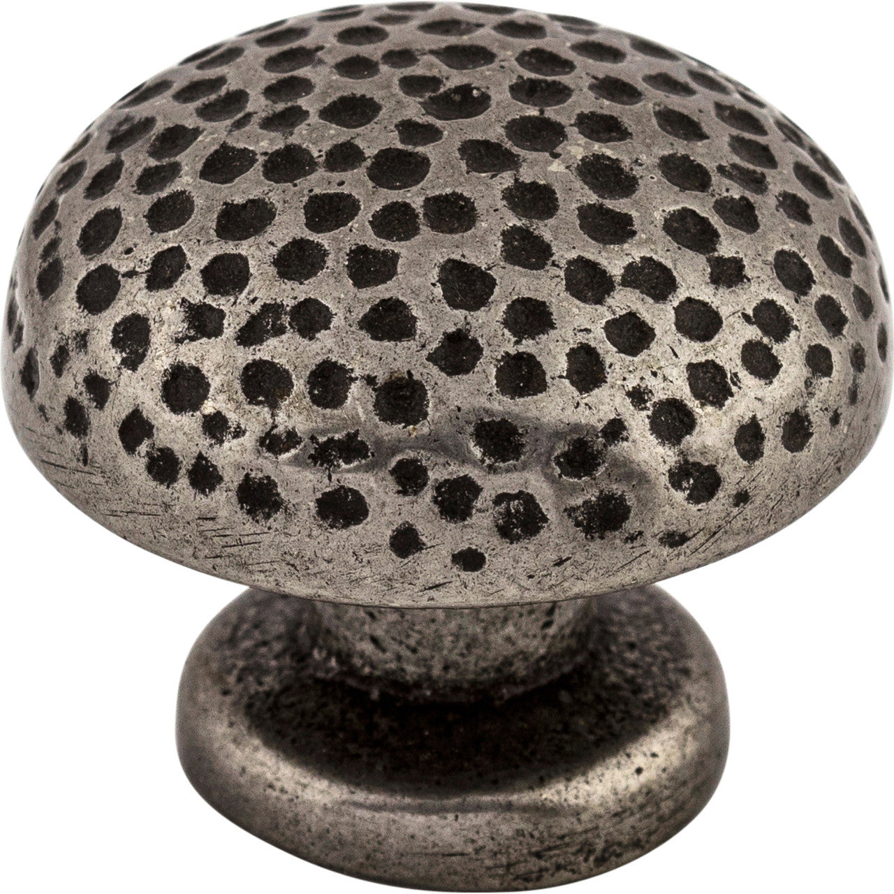 Top Knobs M48: 1-1/4" Warwick Round Cabinet Knob - Cast Iron