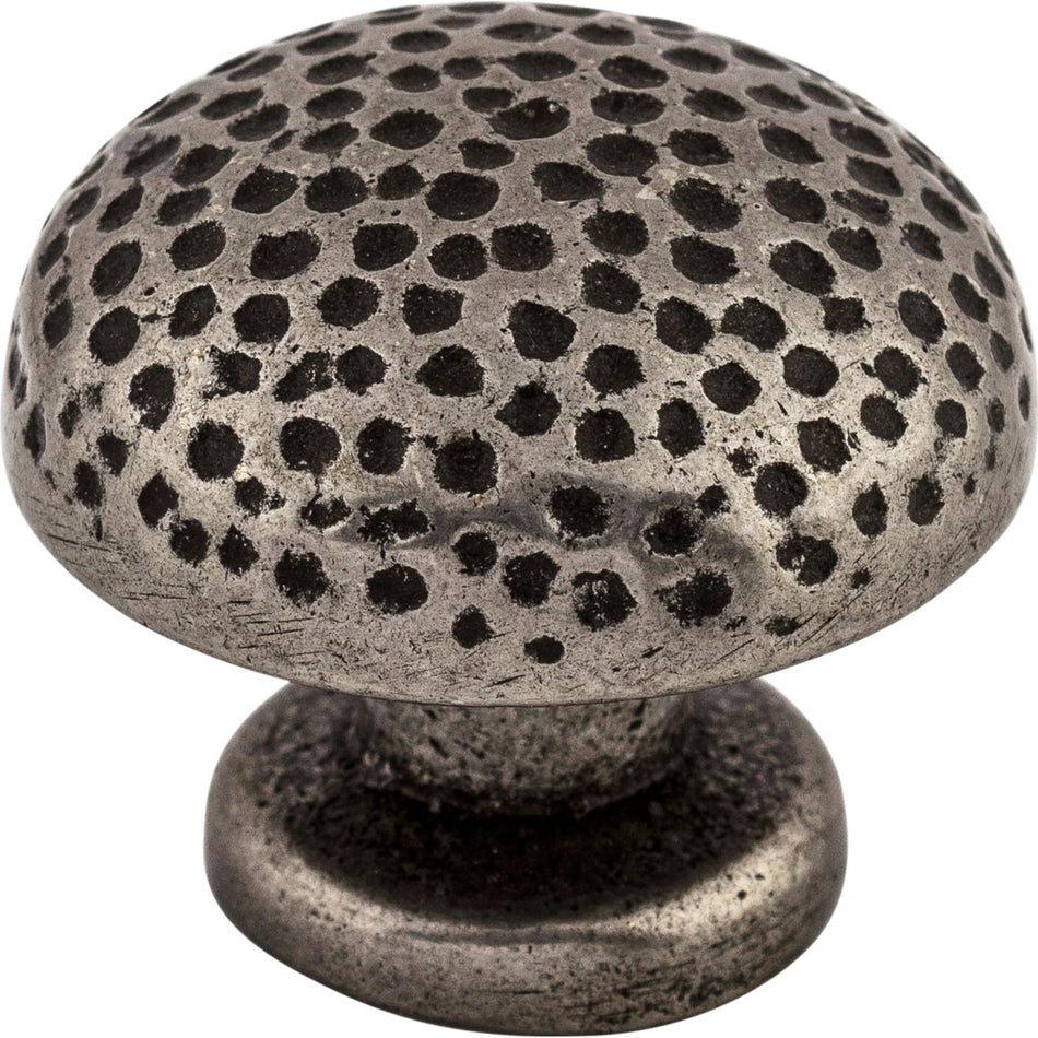 Top Knobs M48: 1-1/4" Warwick Round Cabinet Knob - Cast Iron