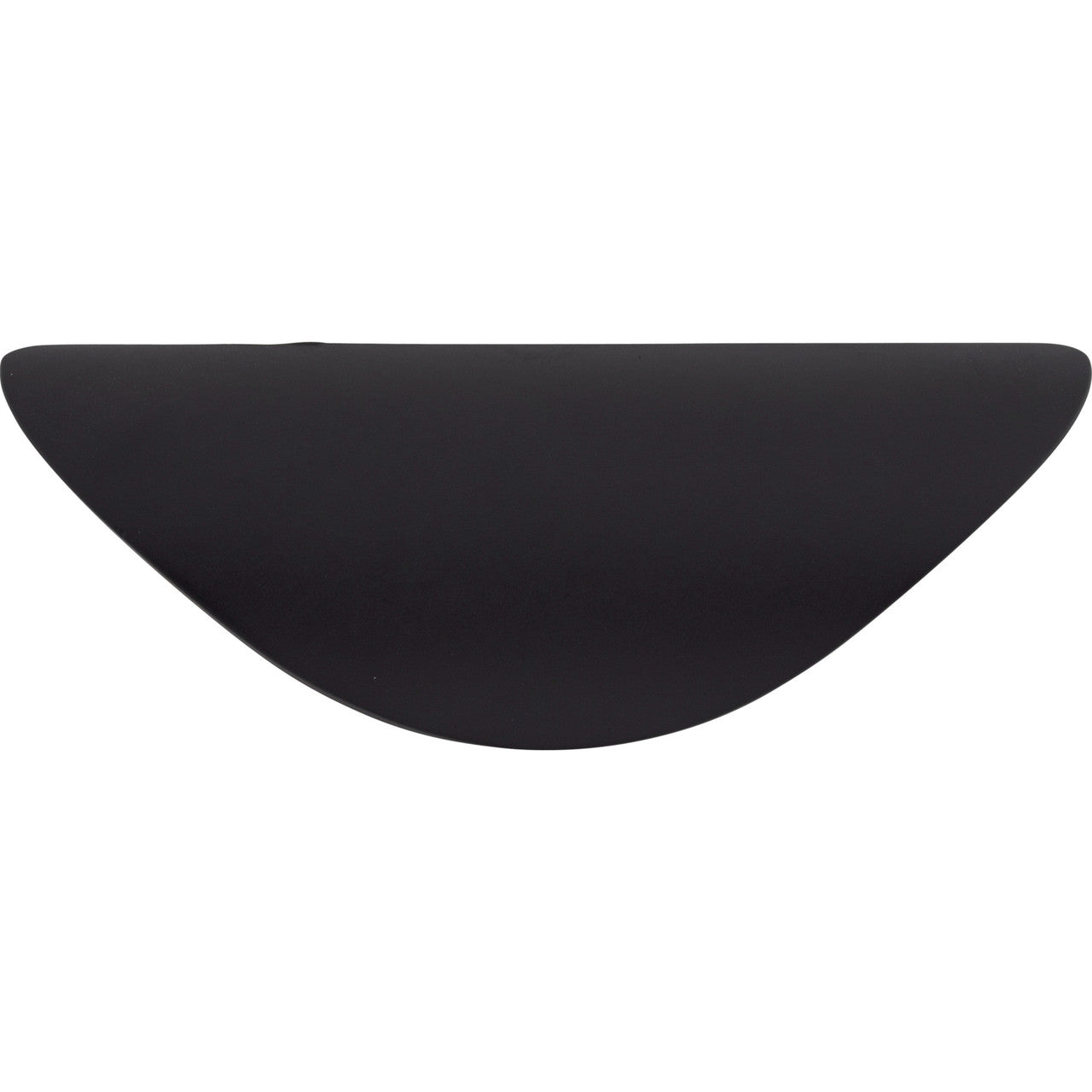 Top Knobs M498: 1-1/4" cc Nouveau Cup Cabinet Pull - Flat Black