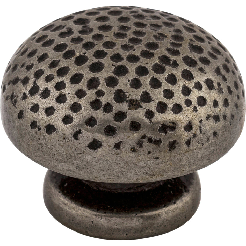 Top Knobs M49: 1-1/2" Warwick Round Cabinet Knob - Cast Iron