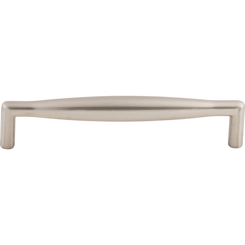 Top Knobs M503: 5-1/16" cc Flute Round Bar Cabinet Pull - Brushed Satin Nickel