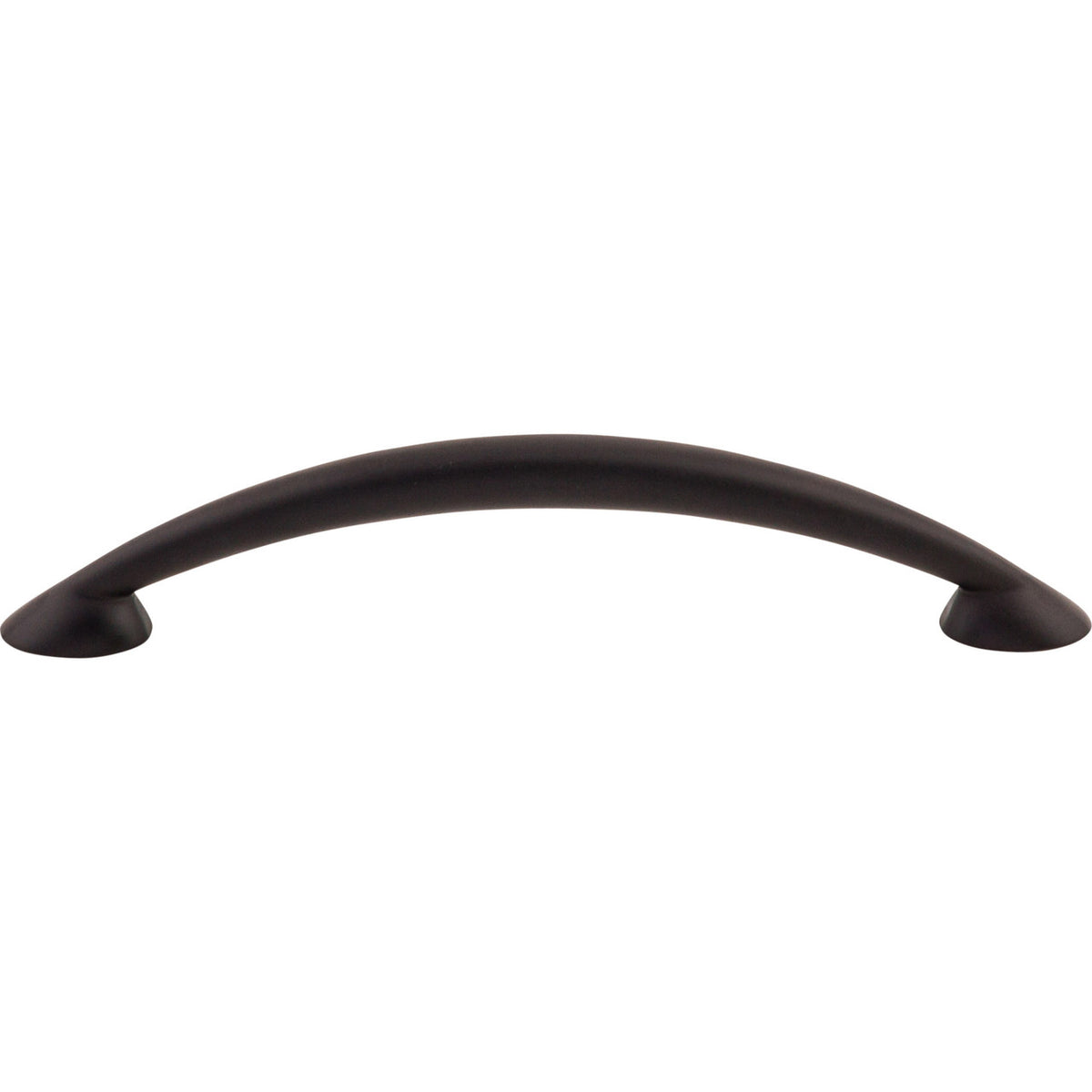 Top Knobs M514: 5-1/16" cc Newport Arch Cabinet Pull - Flat Black