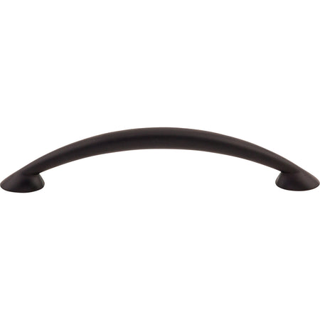 Top Knobs M514: 5-1/16" cc Newport Arch Cabinet Pull - Flat Black