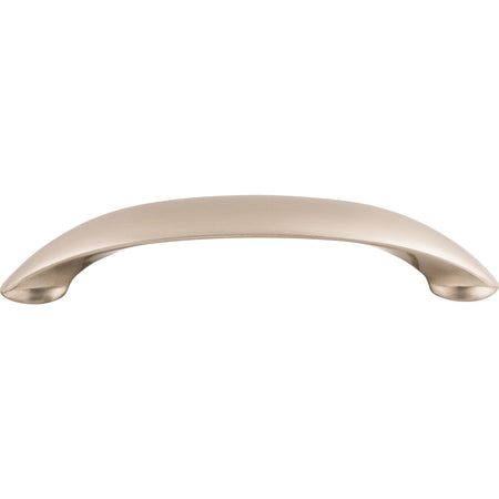 Top Knobs M518: 5-1/16" cc New Haven Bow Cabinet Pull - Brushed Satin Nickel