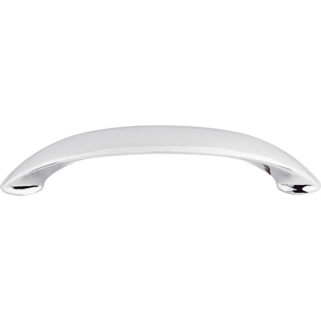Top Knobs M519: 5-1/16" cc New Haven Bow Cabinet Pull - Polished Chrome