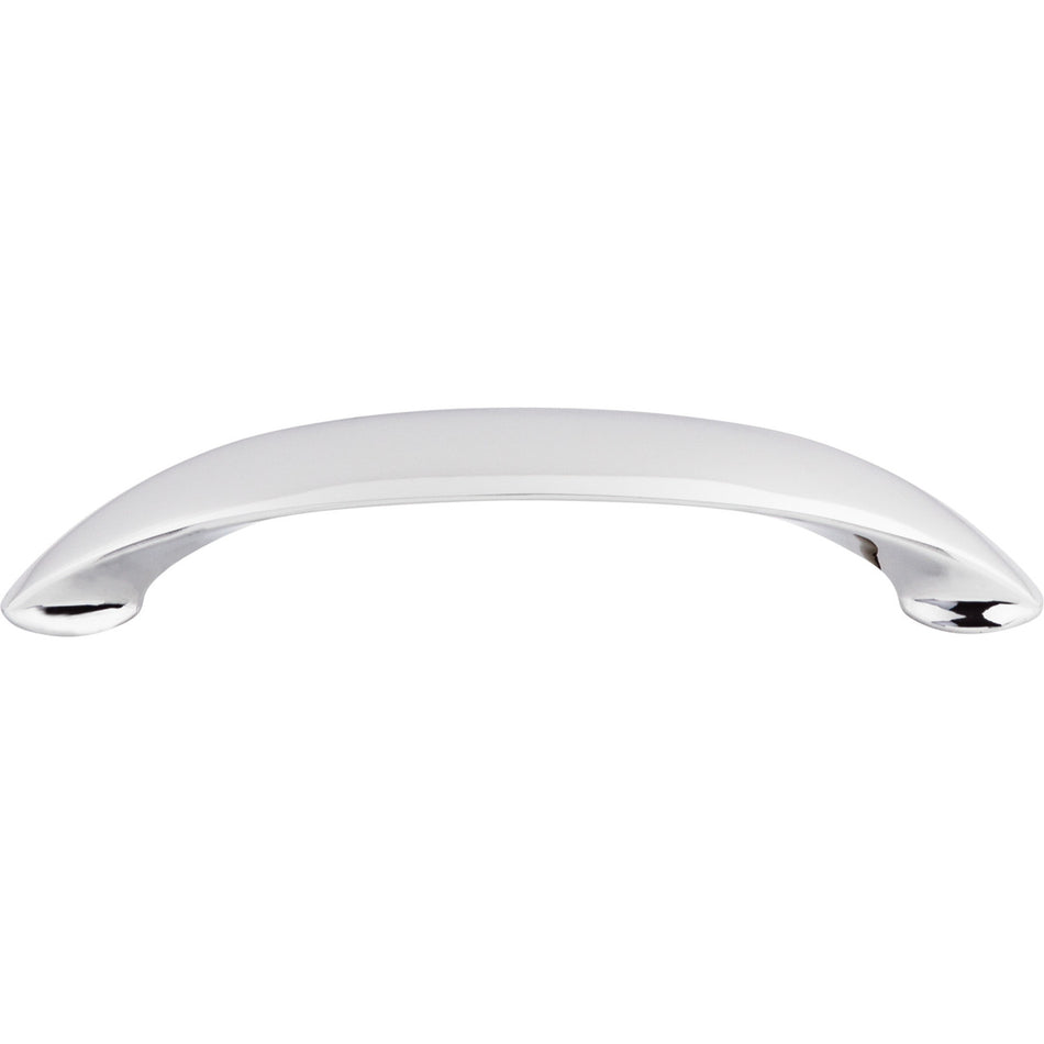 Top Knobs M519: 5-1/16" cc New Haven Bow Cabinet Pull - Polished Chrome