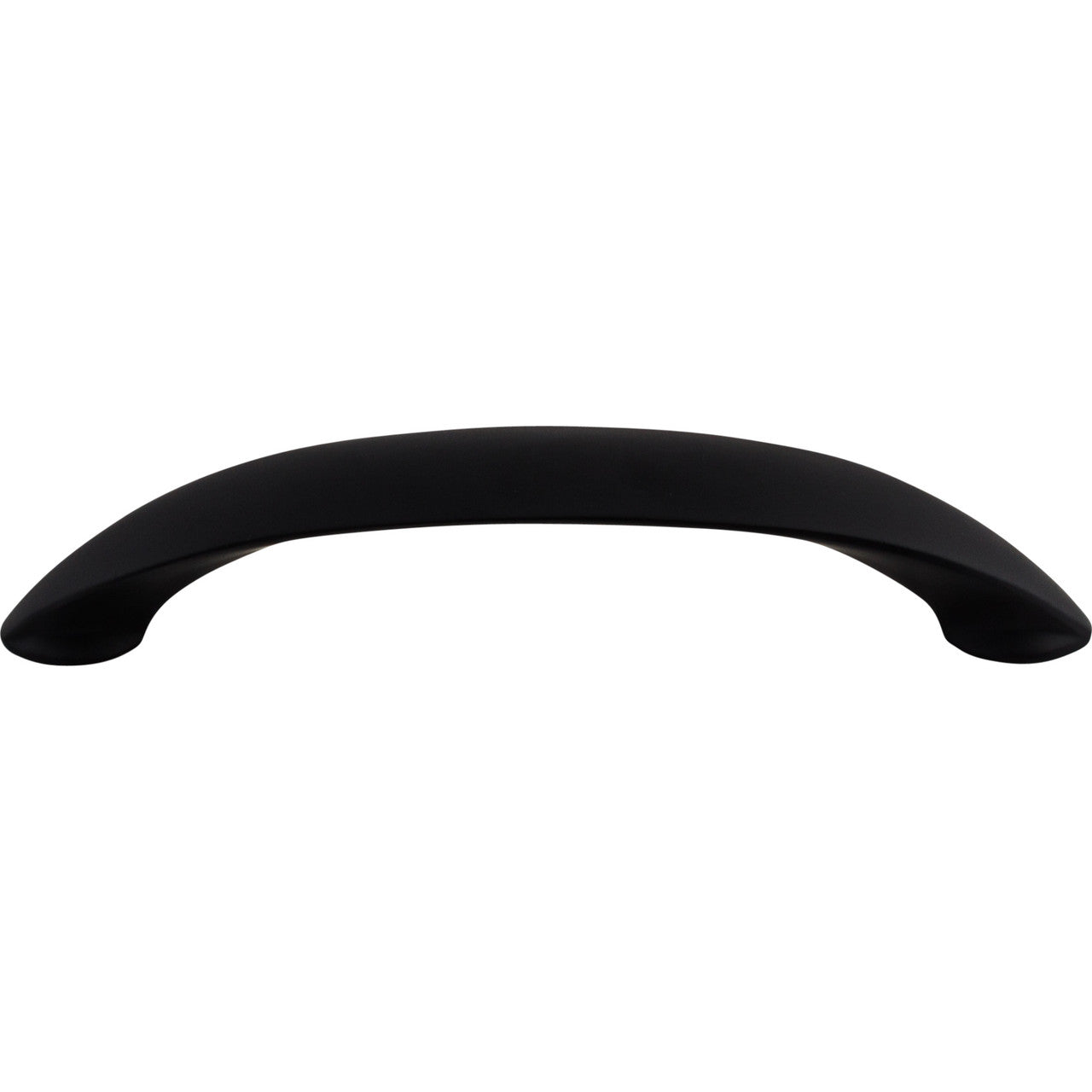 Top Knobs M520: 5-1/16" cc New Haven Bow Cabinet Pull - Flat Black
